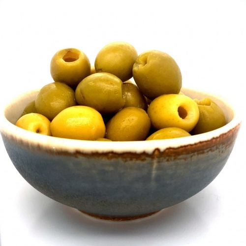 Оливки зелёные, Манcанилья, 350 гр, с низким содержанием соли, без косточки