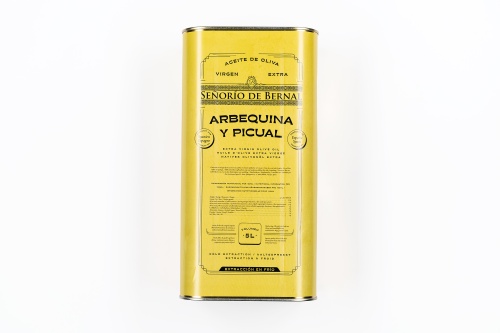 Оливковое масло Extra Virgin Senorio de Bernal 5л, Arbequina Picual, кислотность менее 0,3